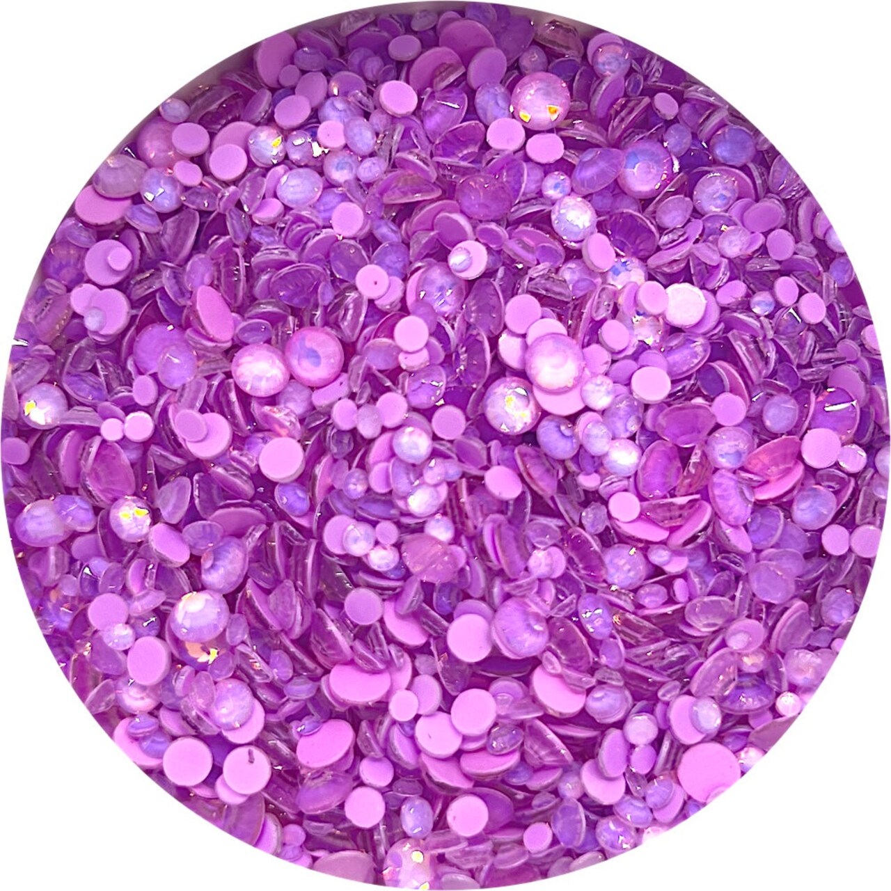 Glass Rhinestones - Mocha Amethyst Opal - Lauren Quigley's Rock Candy by Glitter Heart Co.™